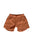 Pantaloni scurți din muselină, maro-roșcat