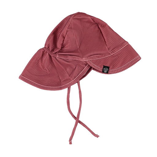 Swim Ribbed Baby Hat, Garnet